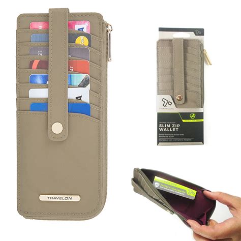 travelon rfid men's wallet and card holder|women's rfid travel wallet.